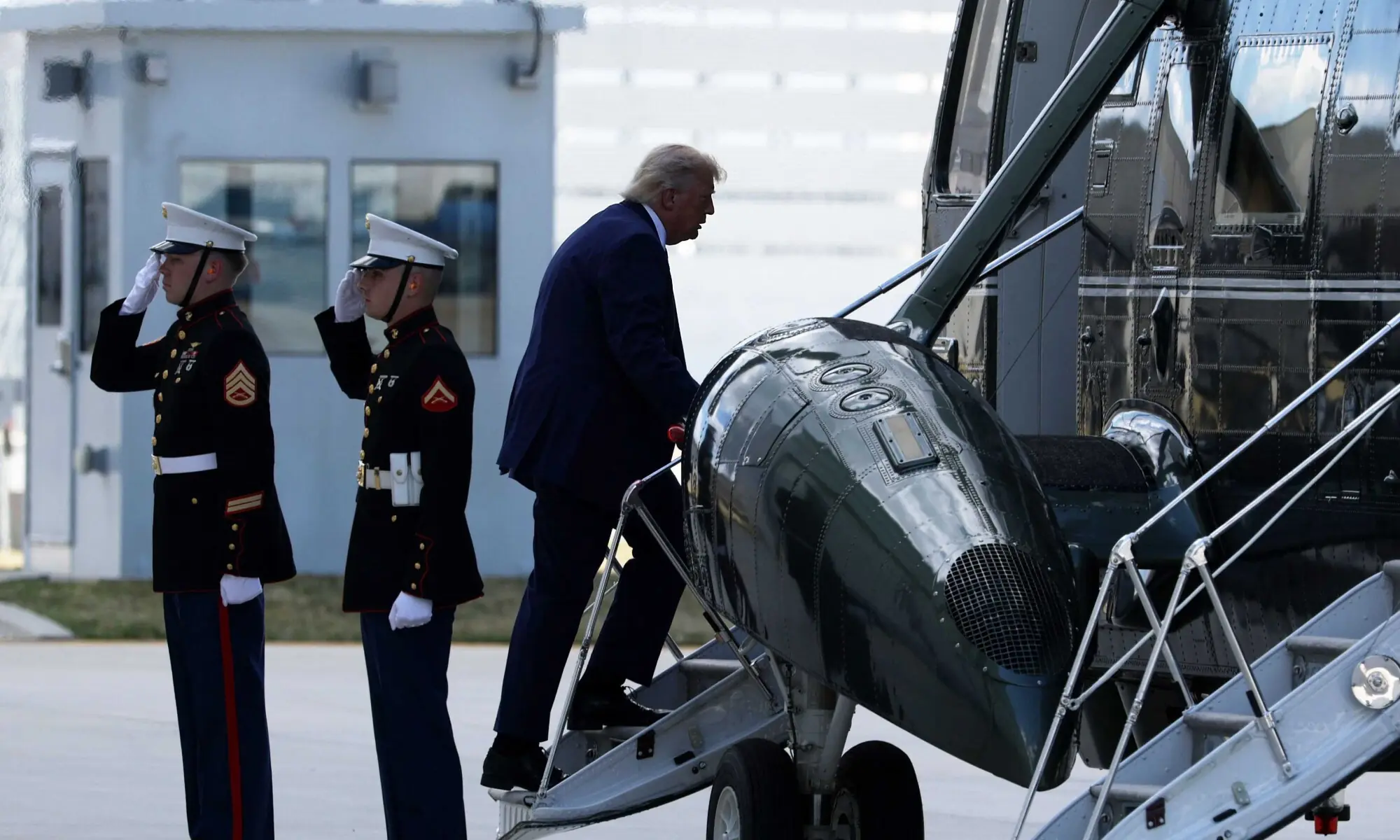 Flying White House Trump unveils Qatar-gifted Air Force One replacement
